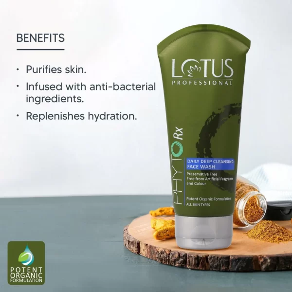Lotus Phytorx Daily Deep Cleansing Face Wash - Image 4