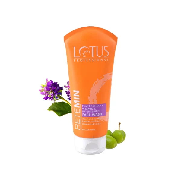 Lotus Retemin Plant  Retinol Vitamin-C Brightening Face Wash 100gm
