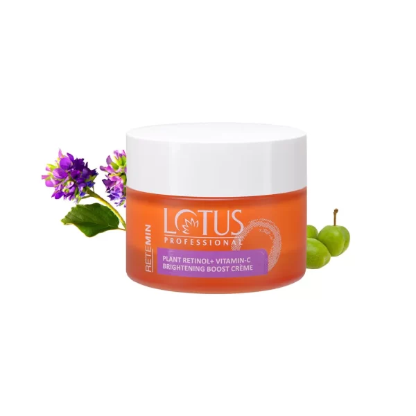 Lotus Retemin  Plant Retinol Vitamin-C Brightening Booster Cream 50gm - Image 2