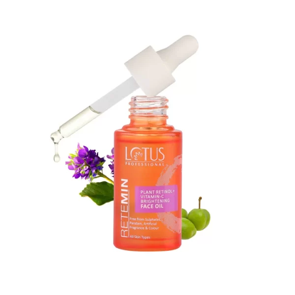 LOTUS RETEMIN PLANT RETINOL VITAMIN C BRIGHTENING FACE OIL 28ML