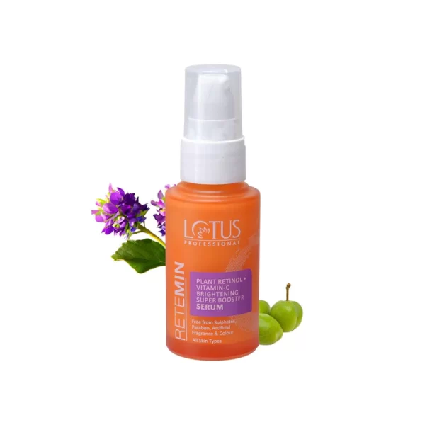 LOTUS RETEMIN PLANT RETINOL VITAMIN-C BRIGHTENING SUPER BOOSTER SERUM 30ML